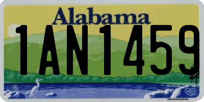 AL license plate 1AN1459