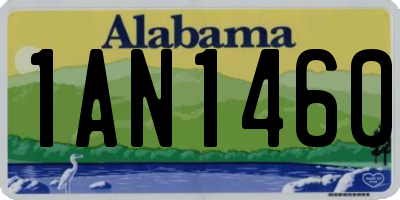 AL license plate 1AN1460