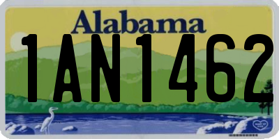 AL license plate 1AN1462