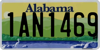 AL license plate 1AN1469