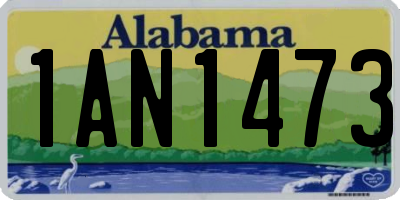 AL license plate 1AN1473