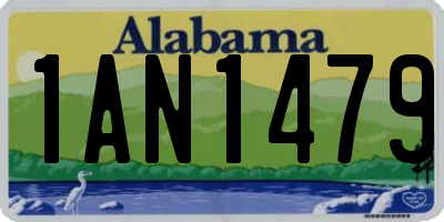 AL license plate 1AN1479