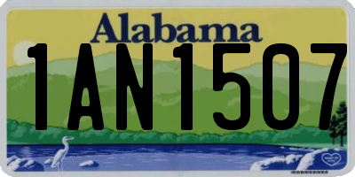 AL license plate 1AN1507
