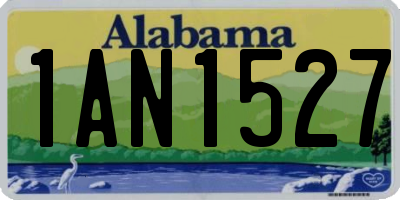 AL license plate 1AN1527