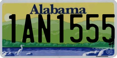 AL license plate 1AN1555