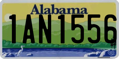 AL license plate 1AN1556