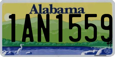 AL license plate 1AN1559