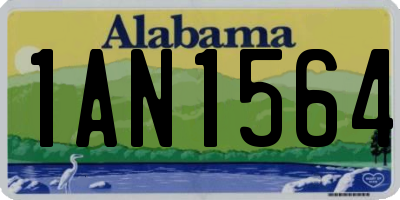 AL license plate 1AN1564