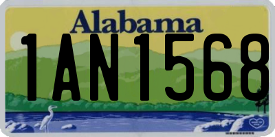 AL license plate 1AN1568