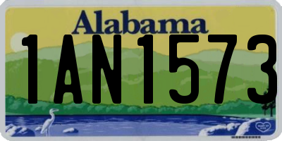 AL license plate 1AN1573
