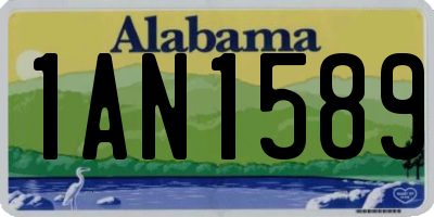 AL license plate 1AN1589