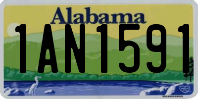 AL license plate 1AN1591