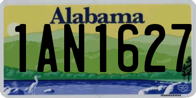 AL license plate 1AN1627