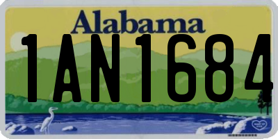 AL license plate 1AN1684