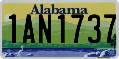 AL license plate 1AN1737