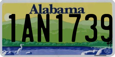 AL license plate 1AN1739