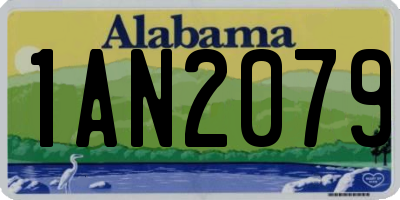 AL license plate 1AN2079