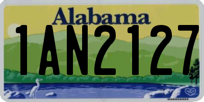 AL license plate 1AN2127