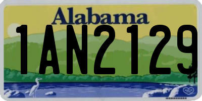 AL license plate 1AN2129