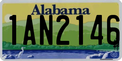 AL license plate 1AN2146
