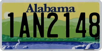 AL license plate 1AN2148