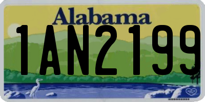 AL license plate 1AN2199