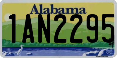 AL license plate 1AN2295