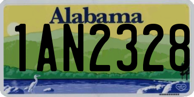 AL license plate 1AN2328