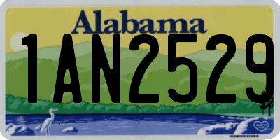 AL license plate 1AN2529