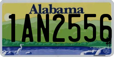 AL license plate 1AN2556