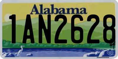 AL license plate 1AN2628
