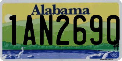 AL license plate 1AN2690