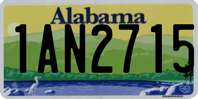 AL license plate 1AN2715