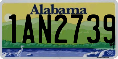 AL license plate 1AN2739