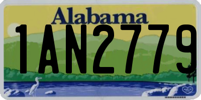 AL license plate 1AN2779