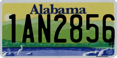 AL license plate 1AN2856