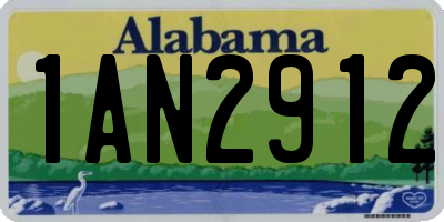 AL license plate 1AN2912