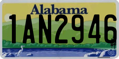 AL license plate 1AN2946