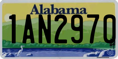 AL license plate 1AN2970