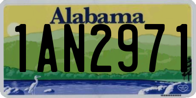 AL license plate 1AN2971