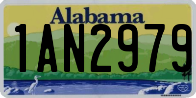 AL license plate 1AN2979