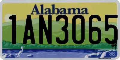 AL license plate 1AN3065