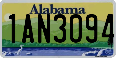 AL license plate 1AN3094