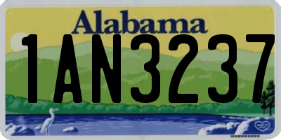 AL license plate 1AN3237