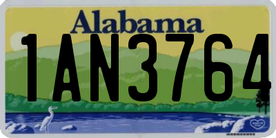 AL license plate 1AN3764