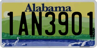 AL license plate 1AN3901