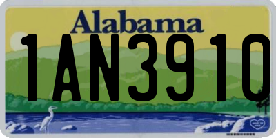 AL license plate 1AN3910