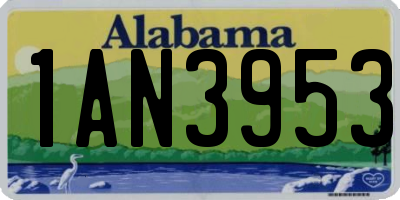 AL license plate 1AN3953