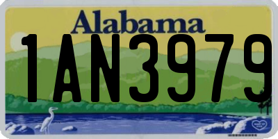 AL license plate 1AN3979