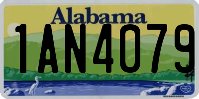 AL license plate 1AN4079